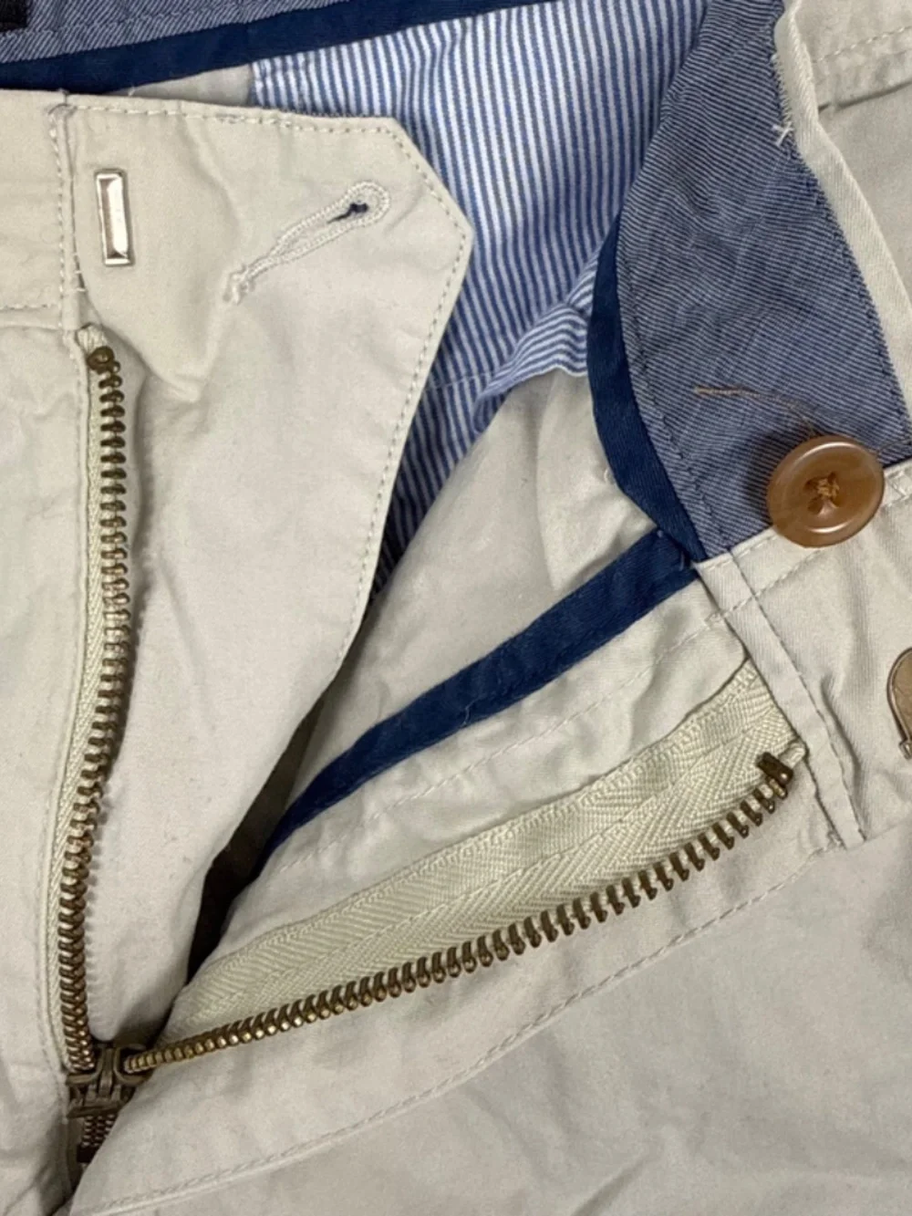 J. Crew Club 100% Cotton Chinos Light Grey 10